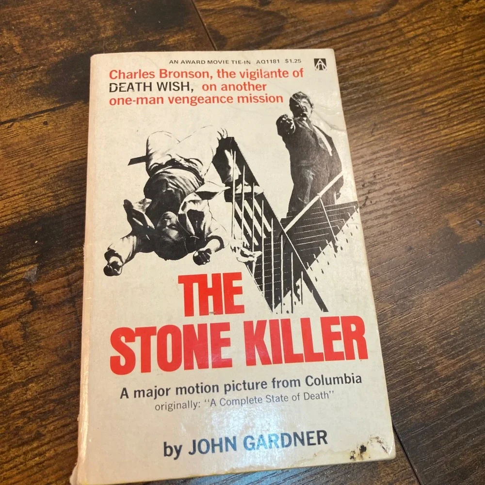 The Stone Killer John Gardner Vintage Paperback 1975 Now A Charles Bronson Movie